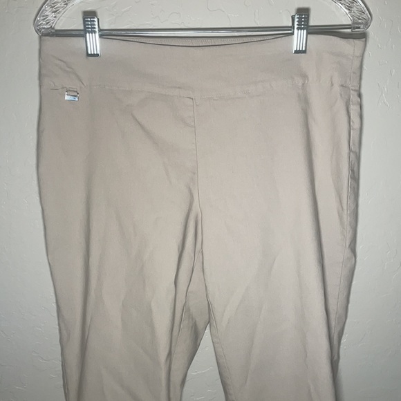 Counterparts Women's Beige Dress Business Stretchy Pull On Pants Size 10P - Picture 2 of 10